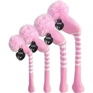 Scott Edward Cubiertas de golf de madera tejida 4 piezas_1