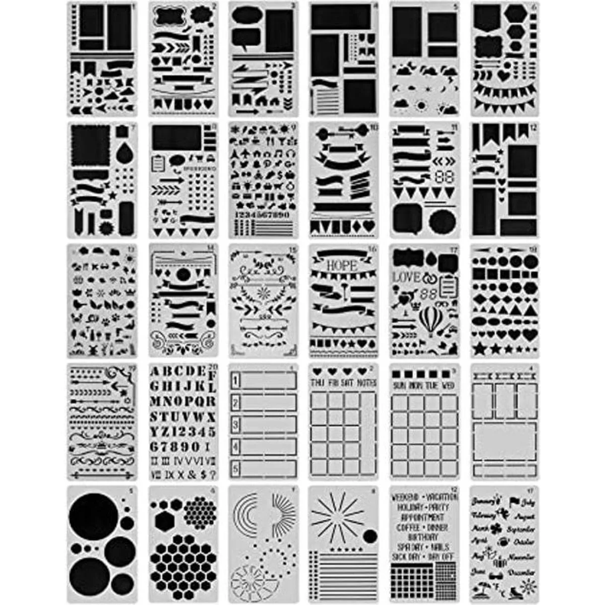 Juego de planificador de plástico CH Haicheng para diario_1