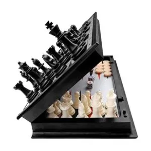 Kaile Set de ajedrez 3 en 1 con damas y backgammon_1