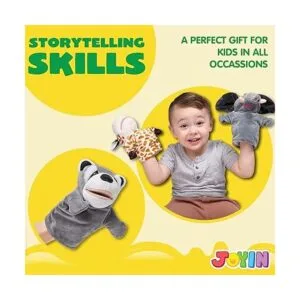 Animal Friends Marionetas de mano de lujo para niños con_4