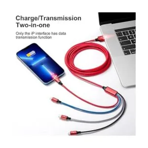 Cable de carga múltiple 4 en 1 4A Paquete de 2 cables de_2