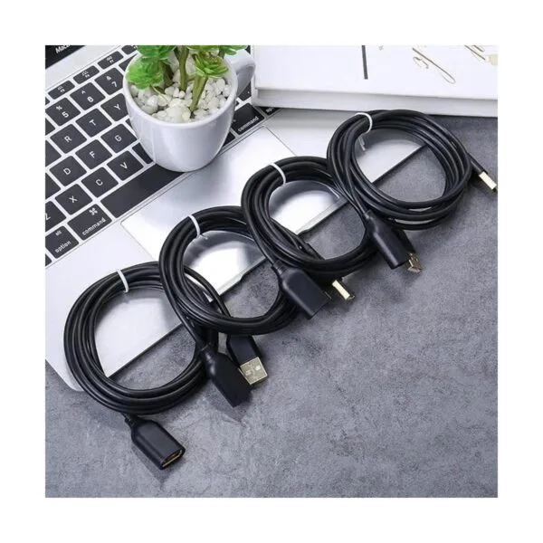 Besgoods Cable de extensión USB paquete de 4 cables de_6