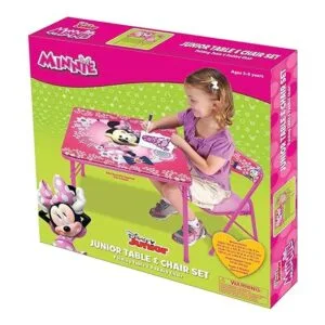 Minnie Mouse Table Blossoms Bows Jr. Juego de_3