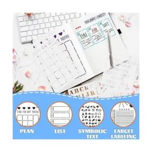 Juego de planificador de plástico CH Haicheng para diario_4