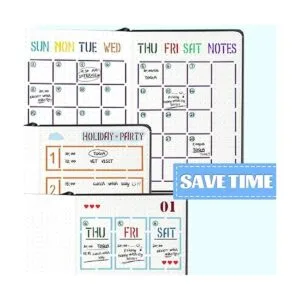 Juego de planificador de plástico CH Haicheng para diario_3