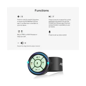 ATOTO AC44F5 Control remoto inalámbrico estilo correa de_4