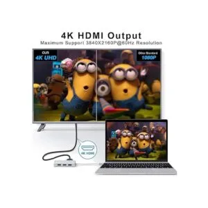 Adaptador USB C HDMI VGA USB 3.0 Weton 5 en 1 USB 3.1_2