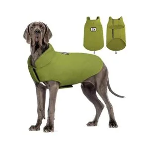 DENTRUN Abrigo de forro polar para perros en invierno_1