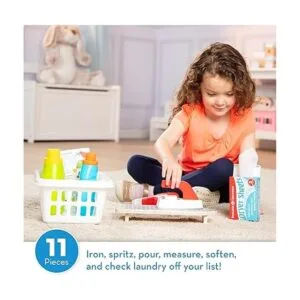 Melissa Doug Juego de cesta de lavandería con plancha de_2