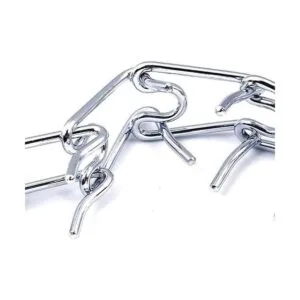 Darkyazi Collar de acero inoxidable duradero para perros_4