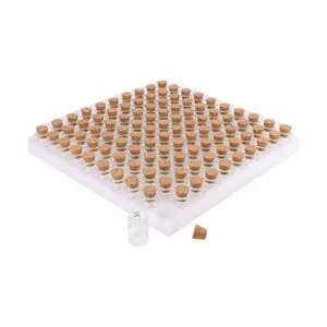 MaxMau Botellas pequeñas con corcho 0.2 fl oz paquete de_1