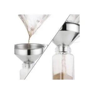 Aozita Embudo de especias de acero inoxidable 188 con_4