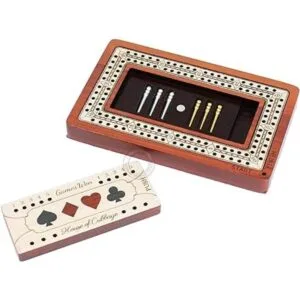 House of Cribbage 2 pistas Tabla de madera para_3