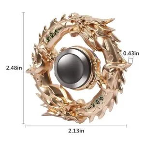 Mtele Juguete giratorio de mano de metal EDC para TDAH_2