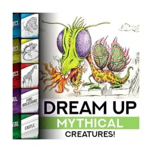 Juego de dibujo de criaturas míticas para niños ideas de_3