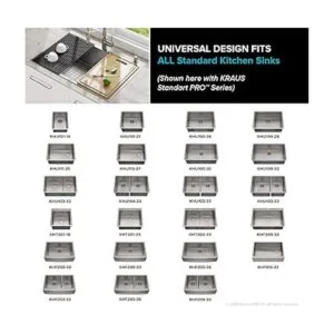 Kraus KRM10DB Kore Escurridor de platos multiuso para_5