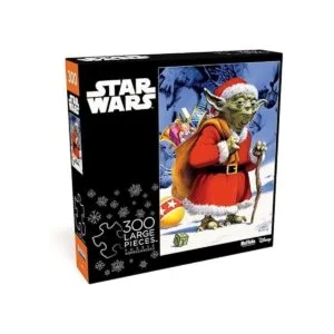 Star Wars Holiday Yoda Rompecabezas de 300 piezas grandes_3
