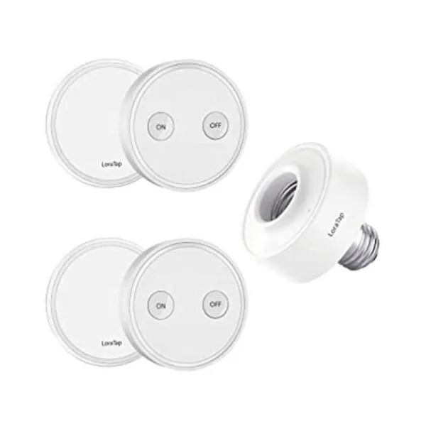 LoraTap Kit de toma de luz E26 con mando a distancia_1