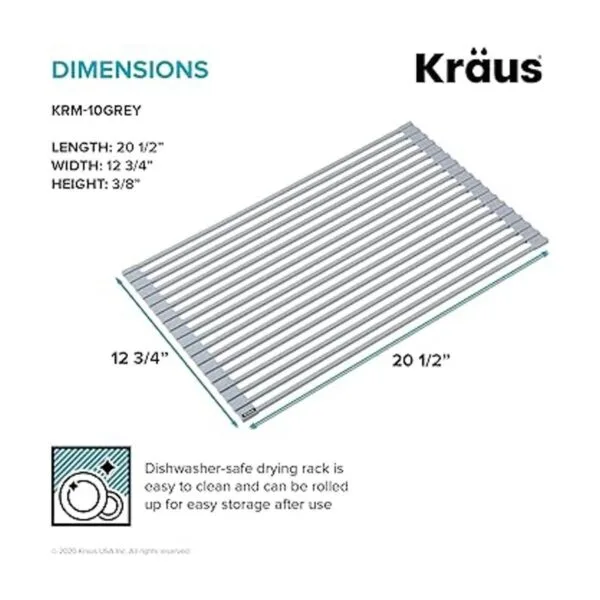 Kraus KRM10DB Kore Escurridor de platos multiuso para_6