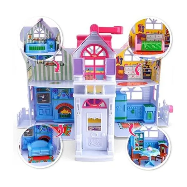 My Sweet Home de plegar y jugar casa de muñecas con_3
