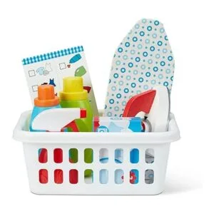 Melissa Doug Juego de cesta de lavandería con plancha de_3