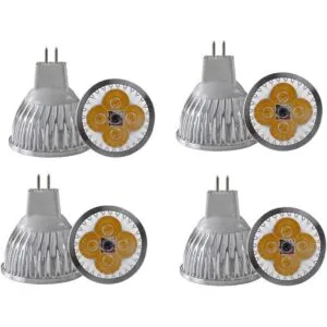 Bombillas LED MR16 de 4 W 12 V 4 W foco LED para luz de_2