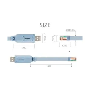 OIKWAN Cable de consola cable de consola USB cable de_6