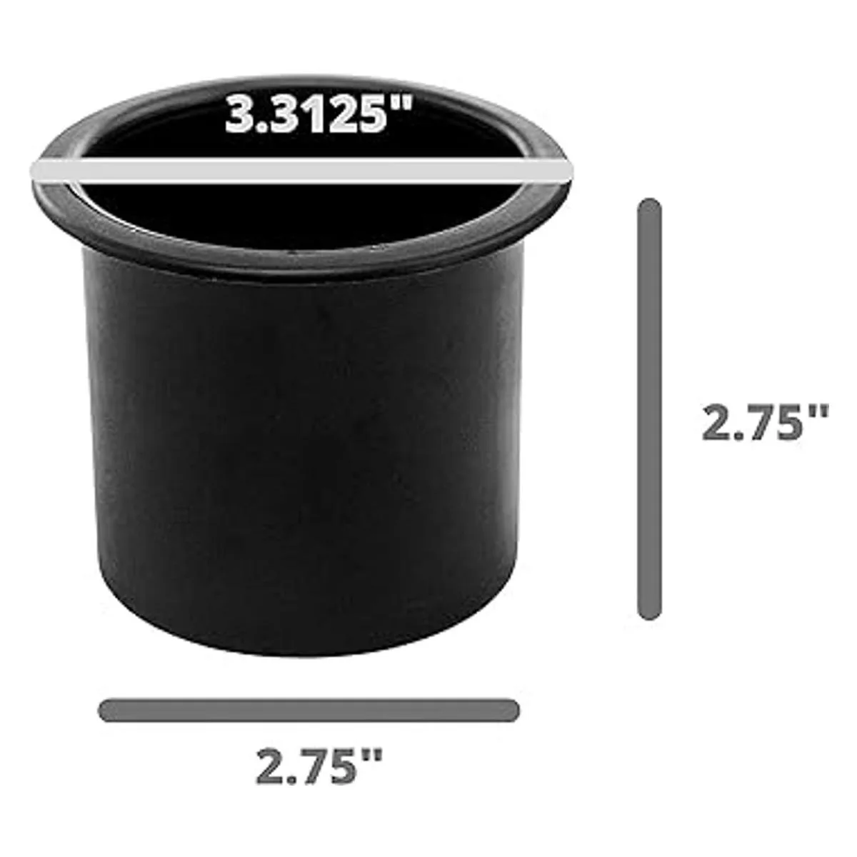 Red Hound Auto Portavasos negro de plástico se inserta_5