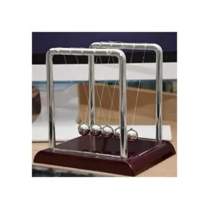 Péndulo cuna de Newton bolas cinéticas para la decoración_2