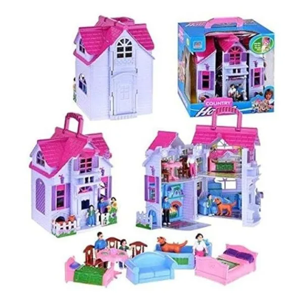 My Sweet Home de plegar y jugar casa de muñecas con_6