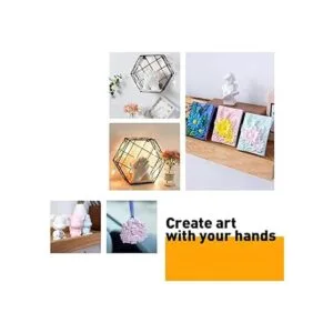 Falling in Art Polvo de yeso de París de 1 libra Kit de_7