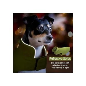 DENTRUN Abrigo de forro polar para perros en invierno_5