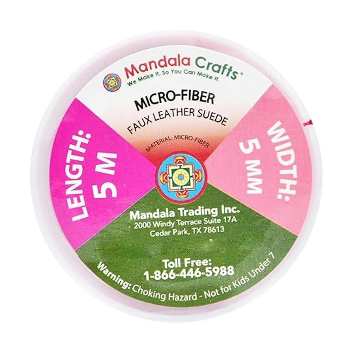 Mandala Crafts Cordón plano para Fabricación de joyas de_4