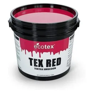 Ecotex TexRed Emulsión de serigrafía pinta 16 onzas_1