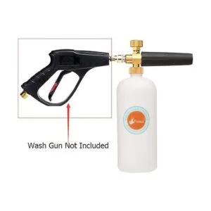 Foseal Cañón de espuma de nieve ajustable con perilla de_3