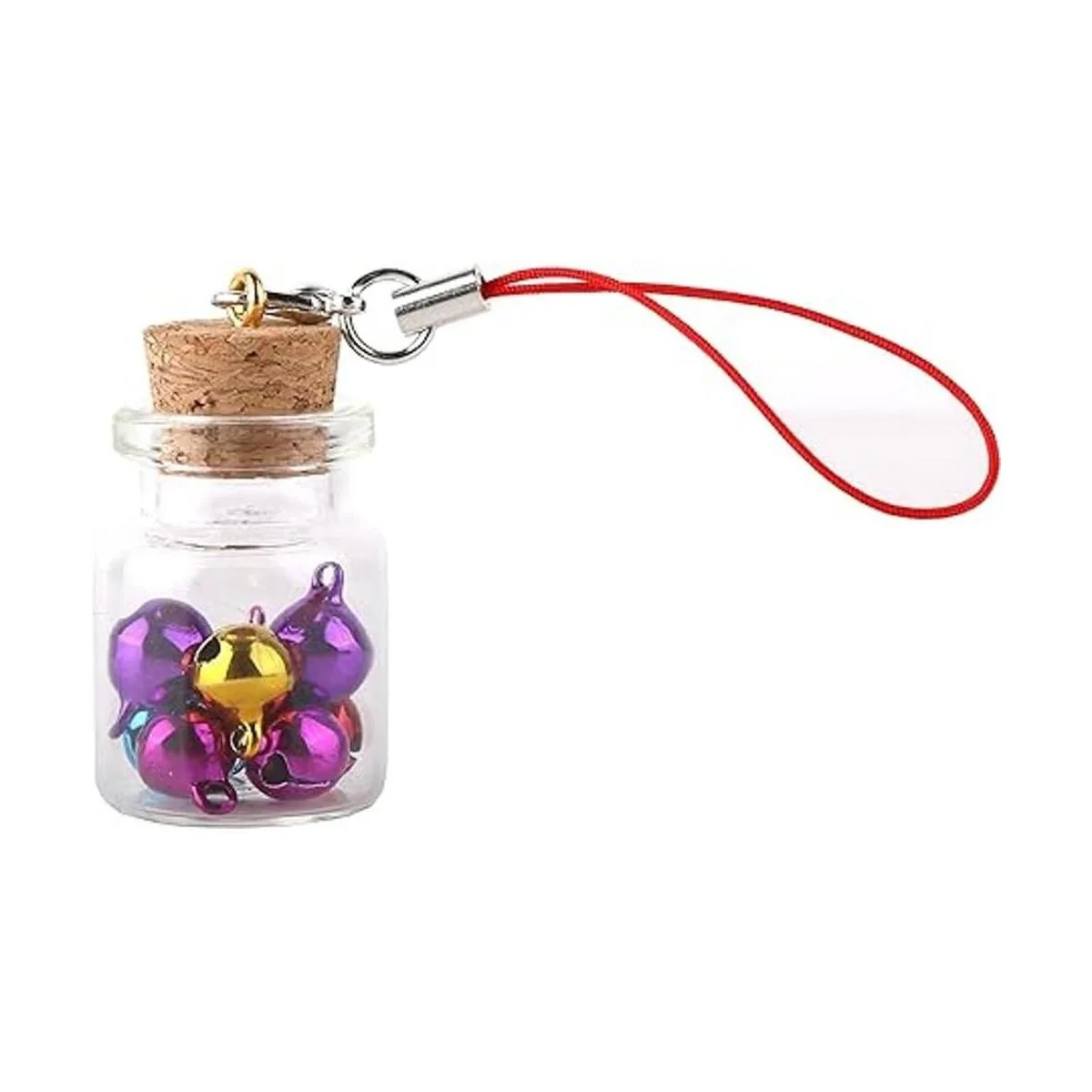 MaxMau Botellas pequeñas con corcho 0.2 fl oz paquete de_5