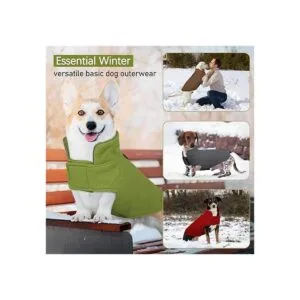 DENTRUN Abrigo de forro polar para perros en invierno_3