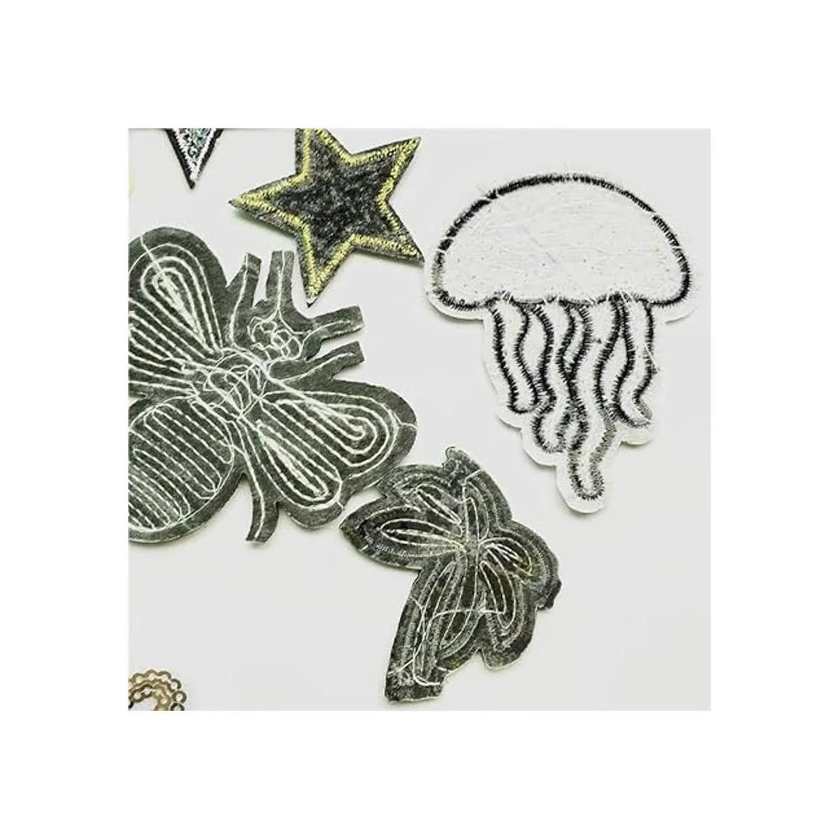 Dandan DIY Parche de lentejuelas bordadas para coser y_2