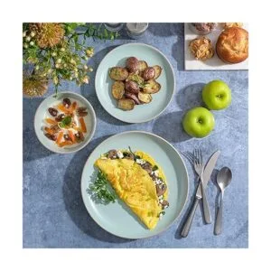 Gibson Home Rockaway Juego de vajilla de 12 piezas color_6