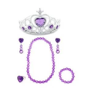 Elesa Miracle Juego de tiaras para niña collar pulsera_3