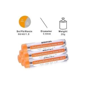 AUSTOR Paquete de 6 cables de soldadura de 6040 núcleos de_3