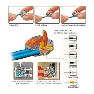 Conectores de alambre paquete surtido de conectores de_4