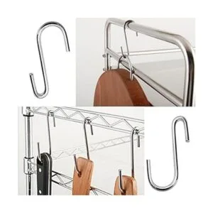 ESFUN Paquete de 30 ganchos resistentes en S ganchos_6