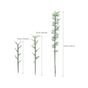 NUOLUX 100 árboles de bambú modelo árboles en miniatura_4