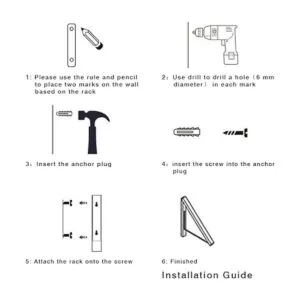 Anjuer Perchero plegable con gancho de valet organizador_7