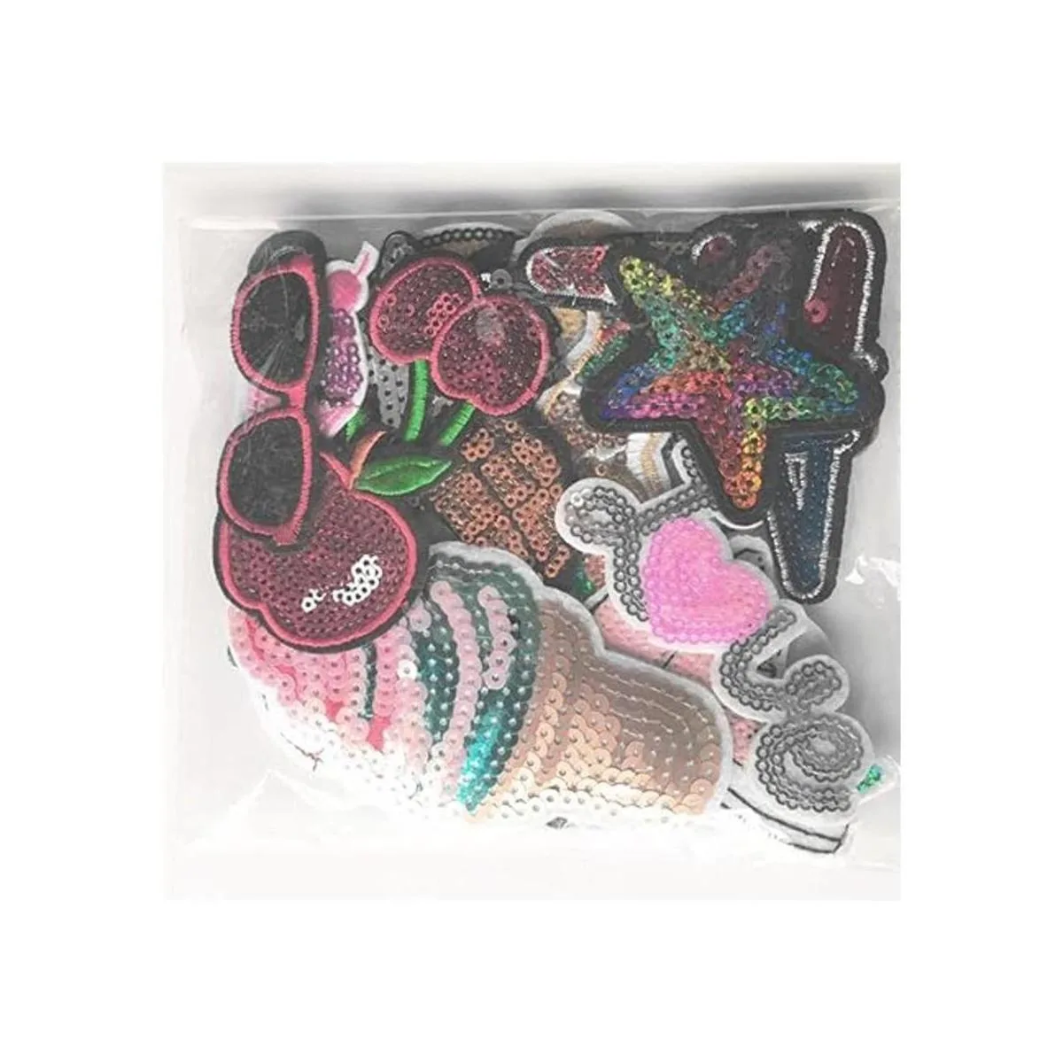 Dandan DIY Parche de lentejuelas bordadas para coser y_3