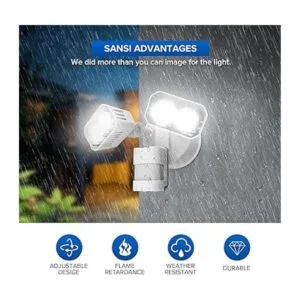 SANSI Luces LED de seguridad 18 W equivalente_4