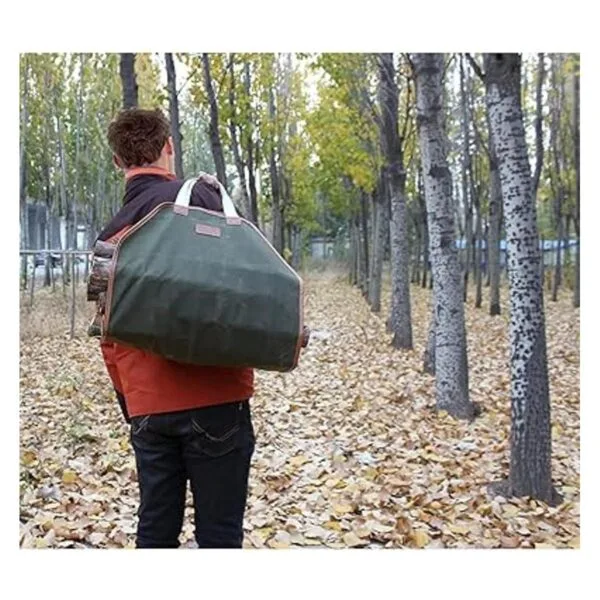 Bolsa de transporte de troncos de lona bolsa de madera_2