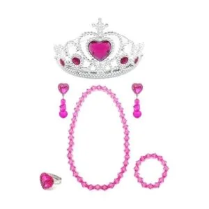 Elesa Miracle Juego de tiaras para niña collar pulsera_4