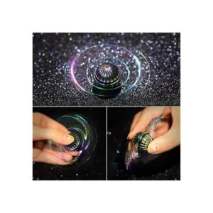 Orbe de metal sólido Fidget Spinner iridiscente juguete_3